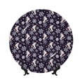 thumbnail image 1 of Gaeub Elegant ice skates snowflakes A Print Ceramic Plate,Dinner Plates,Bone China Decorative Plates with Display Stand,Art Ceramic Ornaments for Wall Hanging Decoration-10in, 1 of 6