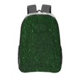 thumbnail image 1 of Gaeub Emerald Green Sparkling Print Clear Backpack ,Clear Transparent Backpack, PVC Bag with Side Pockets,for Concert, Beach, Work, Travel & Sporting, 1 of 7