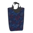 Gaeub Firework Print 50L Large Laundry Hampers with Handles