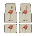thumbnail image 1 of Gaeub Flamingo Sitting On Chair Print 4 Pieces Car Floor Mats Car,Universal Car Carpet Mats,Fit for SUV, Vans, Sedans,Trucks, 1 of 6