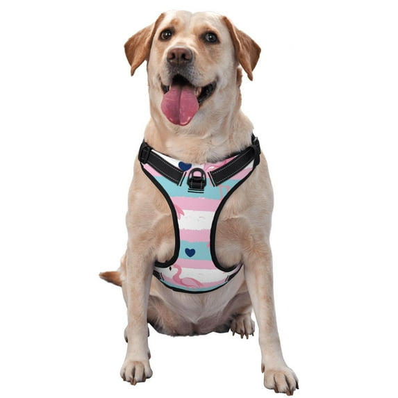 Gaeub Flamingo1 Gaeub Flamingo1 No Pull Dog Harness, Secure and Adjustable Pet Vest for Outdoor Activities - X-Large