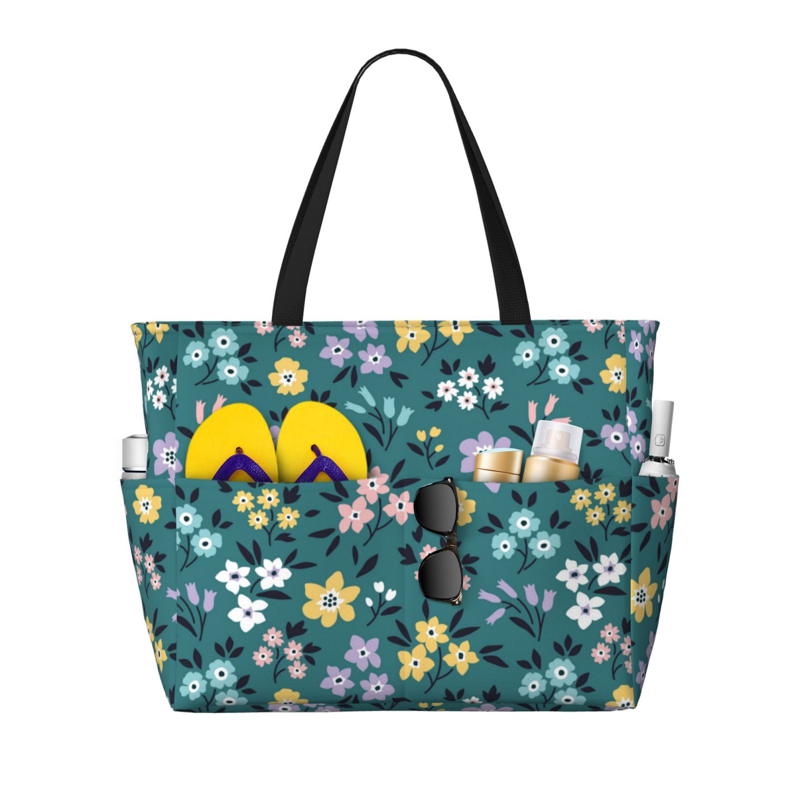Hyper Floral Beach Bag main image 1