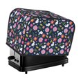 thumbnail image 1 of Gaeub Floral Rabbit Print 2 Slice Toaster Cover, Toaster Bags,Small Appliance Toaster Cover for Kitchen,Toaster Oven Dustproof Cover, 1 of 7