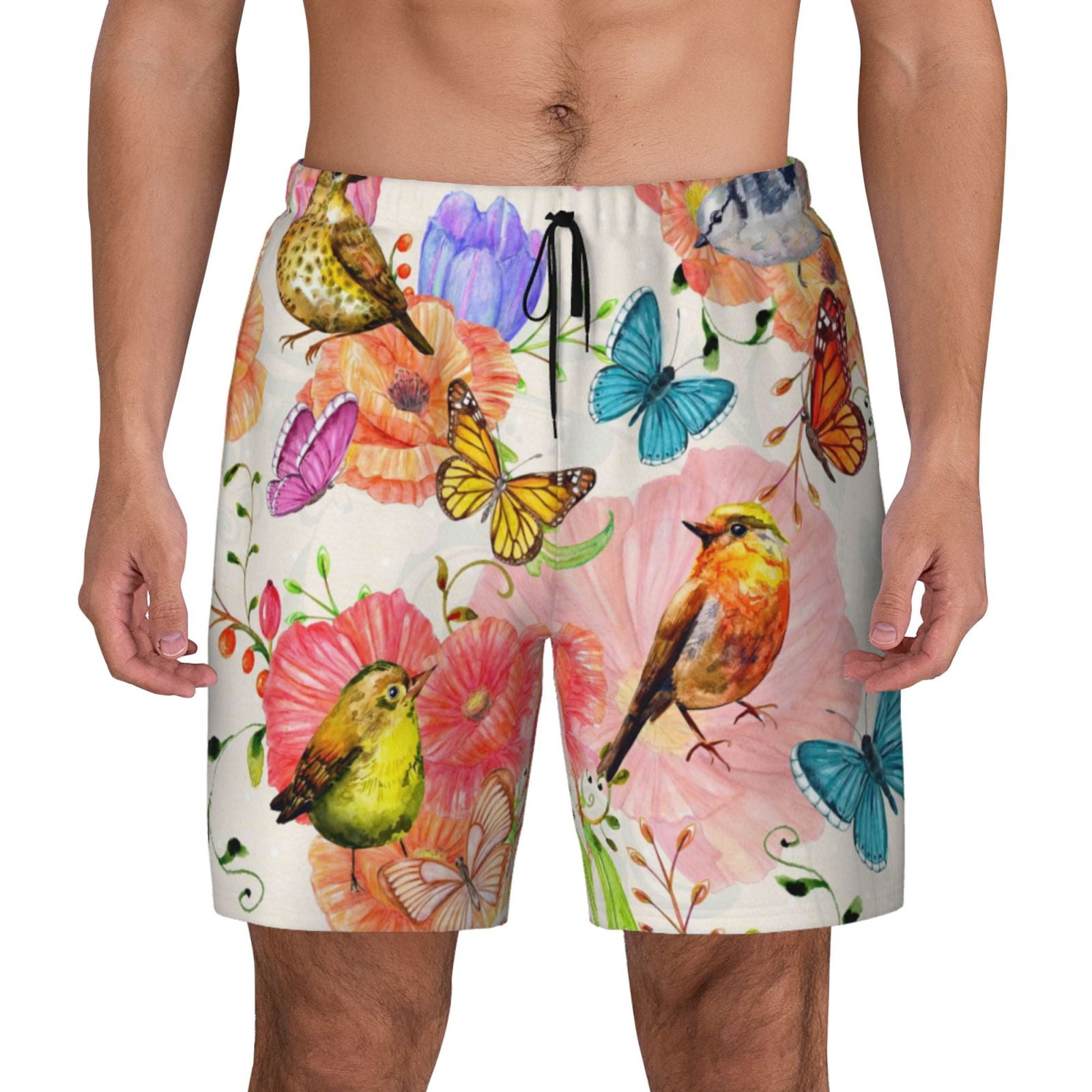 Mens Spring Blossom Swim Short