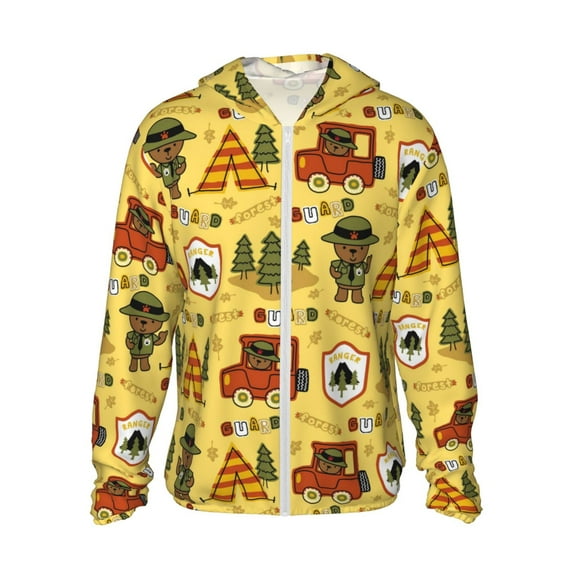 Gaeub Forest Guard Men's and Women's UPF 50+ Long-Sleeved Sun Protection Clothing, Fishing Shirt Long Sleeve Zip - 3X-Large