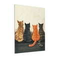 thumbnail image 1 of Gaeub Four Cats Watching Rain Print Modern Canvas Wall Art Prints,Artwork Abstract Paintings,Canvas Decorative,Pictures on Canvas for Home Decorations,Wall Decor, 1 of 6