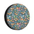 thumbnail image 1 of Gaeub Foxes and Birds in Forest 14-17in Tire Cover, Spare Tire Cover, for Camper Caravan, Trailer, Car, Truck, SUV, Jeep - 16 inch, 1 of 9