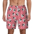 thumbnail image 1 of Gaeub French Bulldog Face Mens Swim Trunks Stretch Beach Shorts Quick Dry for Men Swim Shorts Swimwear with Pockets- Small, 1 of 9