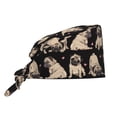 thumbnail image 1 of Gaeub French Bulldog Print Cleaning Working Cap,Unisex Scrub Cap Nurse Hat,No-Slip Scrub Cap for Men & Women, 1 of 7