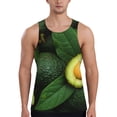 thumbnail image 1 of Gaeub Fresh Avocados Men's Athletic Tank Top, Workout Sleeveless Shirts, Running Tank Tops for Gym, Running, Training - X-Large, 1 of 1