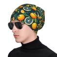 thumbnail image 1 of Gaeub Fresh Orange Print Beanie Hats for Men Women,Winter Caps,Knit Cuffed Beanie,Cuffed Cap,Great for Winter Activities, 1 of 7