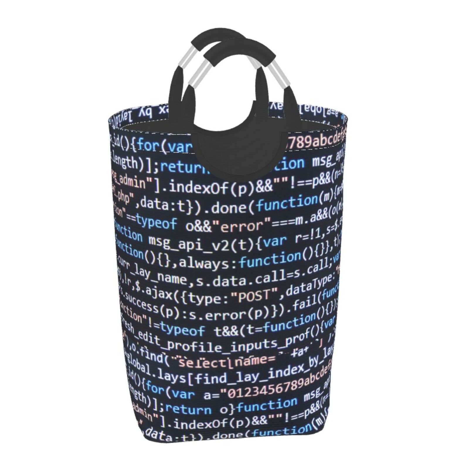 Gaeub Function Source Code Print 50L Large Laundry Hampers with Handles ...