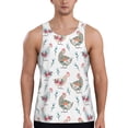 thumbnail image 1 of Gaeub Funny Chicken Men's Athletic Tank Top, Workout Sleeveless Shirts, Running Tank Tops for Gym, Running, Training - Small, 1 of 9