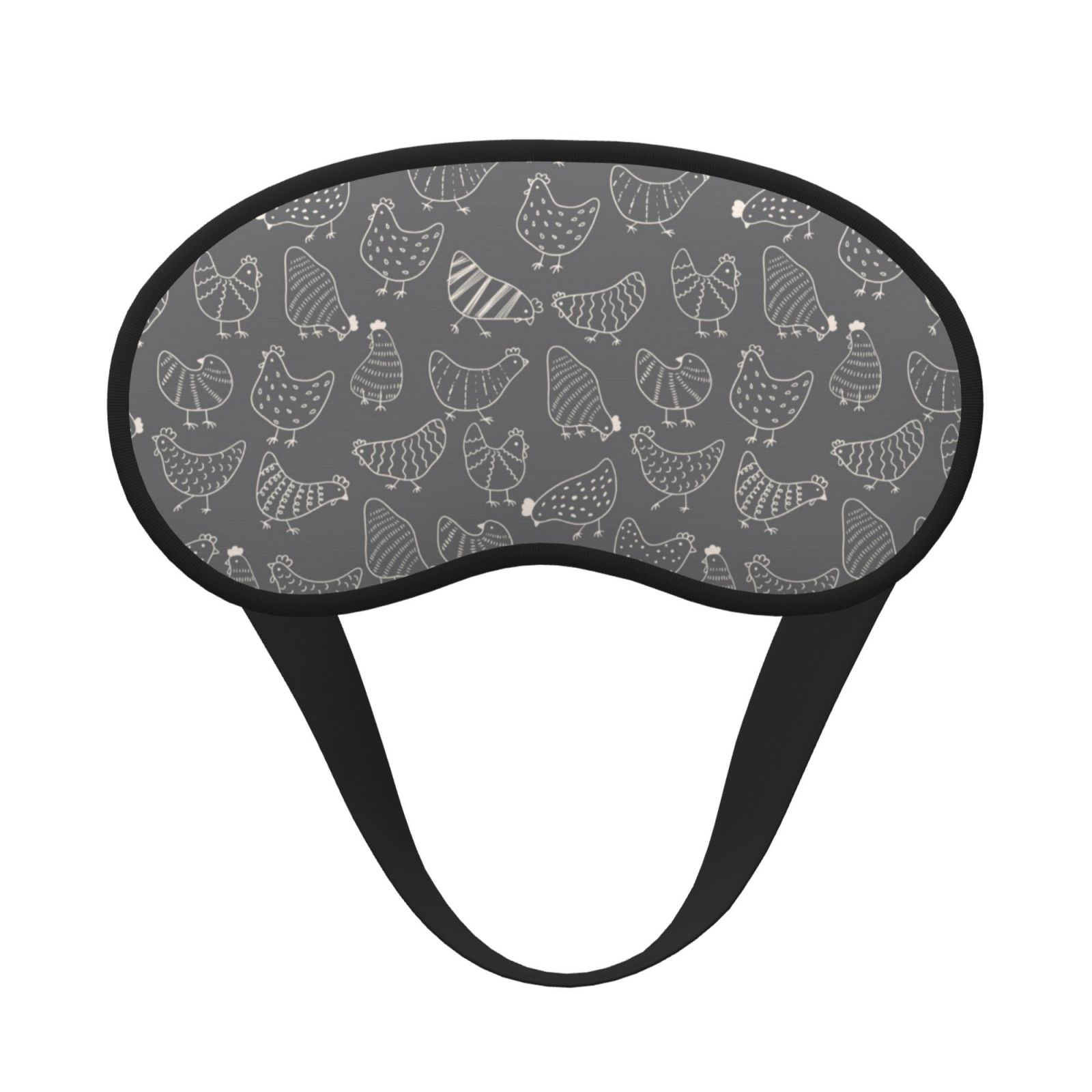 Gaeub Funny Chicken Printed Sleep Mask, Eye Masks for Sleeping, Eye