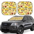 thumbnail image 1 of Gaeub Funny Construction Vehicles Foldable Auto Sun Blocker Visor, Sunshade for Car Front Window, Keeps Your Vehicle Cool - Small, 1 of 7
