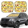 thumbnail image 1 of Gaeub Funny Construction Vehicles Foldable Auto Sun Blocker Visor, Sunshade for Car Front Window, Keeps Your Vehicle Cool - Medium, 1 of 7