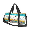 thumbnail image 1 of Gaeub Funny Farm Lightweight Travel Cylinder Bag Gym Tote Bag Sports Training Duffle Bag with Pockets and Straps, 1 of 8