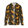 thumbnail image 1 of Gaeub Funny Fox by the Field Men's and Women's UPF 50+ Long-Sleeved Sun Protection Clothing, Fishing Shirt Long Sleeve Zip-3X-Large, 1 of 7