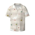 thumbnail image 1 of Gaeub Funny Goose1 Men's Lapel Short Sleeve Shirt, Relaxed Fit Shirt, Soft and Breathable for Outdoors Party Travel - Medium, 1 of 7
