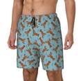 thumbnail image 1 of Gaeub Funny Lobsters Print Mens Swim Trunks with Compression Liner,Board Shorts Quick Dry,Beach Swimwear with Pockets-Large, 1 of 6