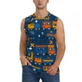 thumbnail image 1 of Gaeub Funny Steam Train Men's Sleeveless Muscle Shirts Workout Tank Tops, Odor Protection and Comfortable - X-Large, 1 of 8