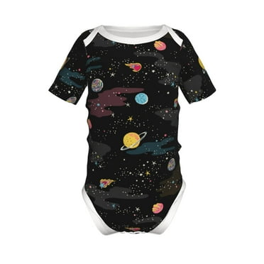 Gaeub Galaxy Print Infant Climbing Onesie,Toddler Outfit,Newborn Baby Bodysuit,Baby Boy Girl Clothes -6 Months
