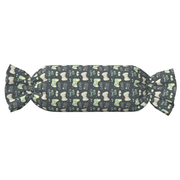 Gaeub Gamers Print Candy Pillow Cylindrical Pillows,Candies Shaped Accent Throw Pillow Including pillow core, for Couch Bed Sofa Living Room 22.4 x 9.8Inches