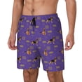 thumbnail image 1 of Gaeub German Shepherd Dog Print Mens Swim Trunks with Compression Liner,Board Shorts Quick Dry,Beach Swimwear with Pockets-Large, 1 of 6