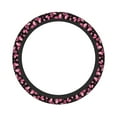 thumbnail image 1 of Gaeub Girl Butterfly Breathable Stretch Elastic Steering Wheel Cover, Cool in Summer and Warm in Winter, Universal 15 inch, 1 of 8
