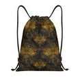 thumbnail image 1 of Gaeub Gold Dragonfly Mandala Drawstring Backpack Bag Sport Gym Sackpack Heavy Duty String Backpack for Men Women-Small, 1 of 6