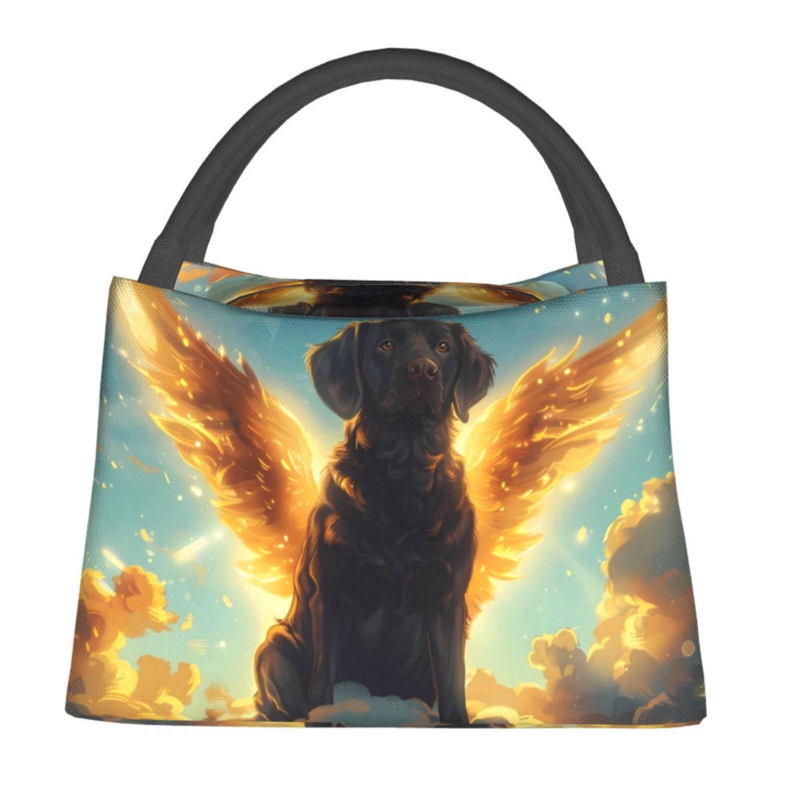 Gaeub Golden Cloud Winged Dog Collapsible Cooler Bag Insulated