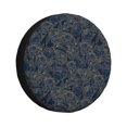thumbnail image 1 of Gaeub Golden Peonies 14-17in Tire Cover, Spare Tire Cover, for Camper Caravan, Trailer, Car, Truck, SUV, Jeep - 17 inch, 1 of 9