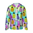 thumbnail image 1 of Gaeub Graffiti Pineapples Men's and Women's UPF 50+ Long-Sleeved Sun Protection Clothing, Fishing Shirt Long Sleeve Zip - X-Large, 1 of 9