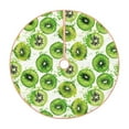 thumbnail image 1 of Gaeub Green Kiwi Print Christmas Tree Skirt,Christmas Decorations,Round Xmas Skirt for Christmas Indoor Decorations Xmas Winter Holiday Party Supplies-30", 1 of 6