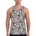 thumbnail image 1 of Gaeub Halloween Gnome Men's Athletic Tank Top, Workout Sleeveless Shirts, Running Tank Tops for Gym, Running, Training - XX-Large, 1 of 9