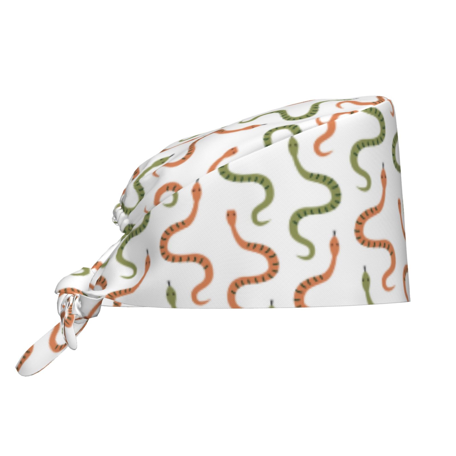 Snake Hand Scrub Gaeub Hand Drawn Snake Print Cleaning Working Cap,Unisex Scrub Cap ...