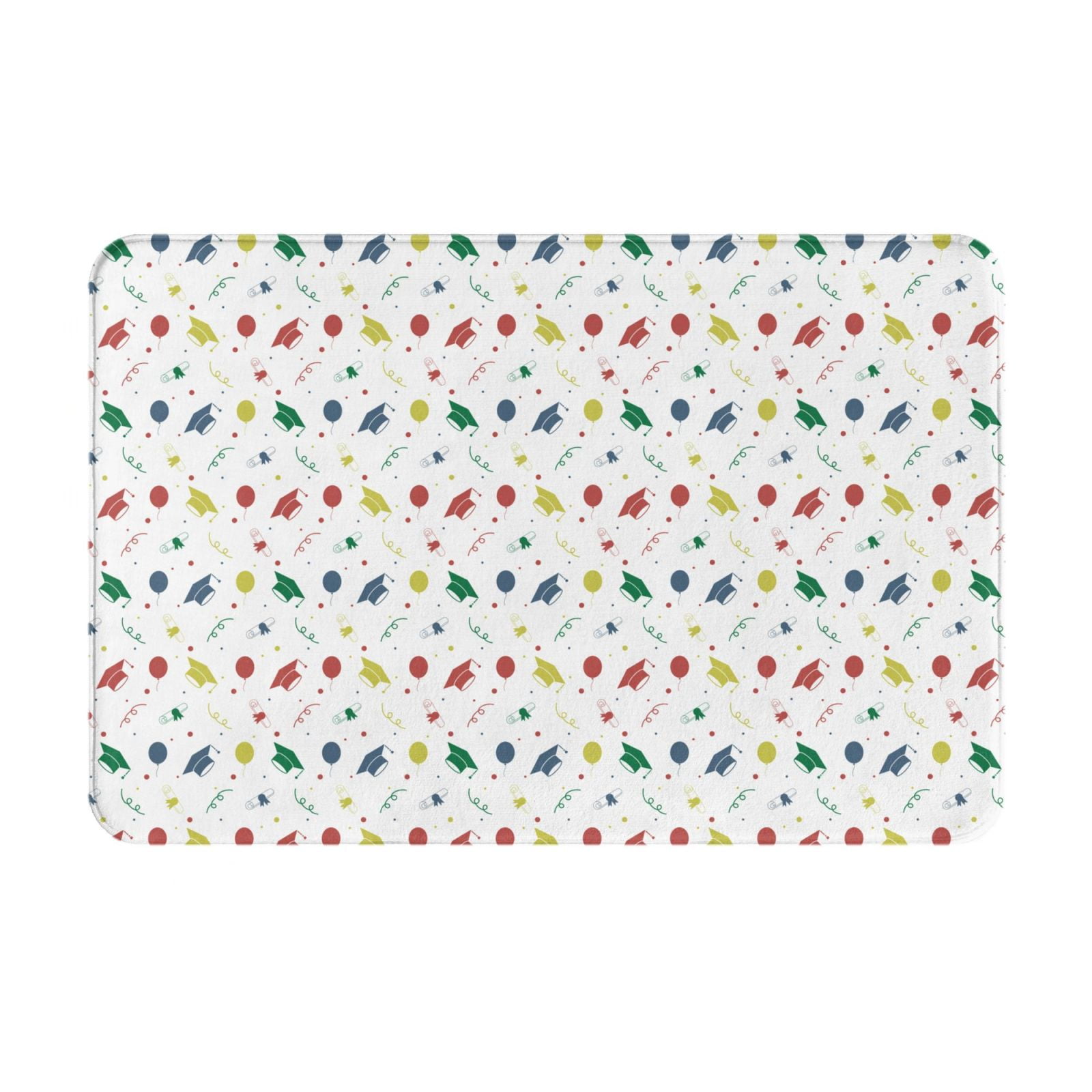Gaeub Happy Graduation Print Door Mat with Heavy Duty Backing,Welcome ...