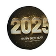 thumbnail image 1 of Gaeub Happy New Year 2025 E 14-17in Tire Cover, Spare Tire Cover, for Camper Caravan, Trailer, Car, Truck, SUV, Jeep-15 inch, 1 of 6
