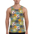 thumbnail image 1 of Gaeub Hawaiian Style Men's Athletic Tank Top, Workout Sleeveless Shirts, Running Tank Tops for Gym, Running, Training - Small, 1 of 9