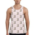 thumbnail image 1 of Gaeub Heart Cat Men's Athletic Tank Top, Workout Sleeveless Shirts, Running Tank Tops for Gym, Running, Training - X-Large, 1 of 9
