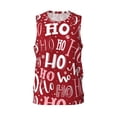thumbnail image 1 of Gaeub Ho Pattern Funny Christmas Men's Mesh Basketball Jersey, Quick-Drying Sleeveless Top S-4XL, Loose Muscle Tank Top -XX-Large, 1 of 9