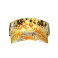 thumbnail image 1 of Gaeub Honey Bee Sun Visor Hats with Empty Top and Adjustable, UV Protection for Golf Tennis Cycling Running, 1 of 8