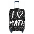 thumbnail image 1 of Gaeub I love Math Elastic Luggage Cover with Concealed Zipper Dust-Proof Luggage Cover Protector - 18-32 inch - Large, 1 of 9