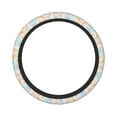 thumbnail image 1 of Gaeub Icecream Truck Breathable Stretch Elastic Steering Wheel Cover, Cool in Summer and Warm in Winter, Universal 15 inch, 1 of 8
