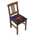 thumbnail image 1 of Gaeub Indian Mandalas Dragonfly Square Chair Seat Covers, Stretch Fitted Printed Chair Seat Cushion Cover for Kitchen, Office - One Size, 1 of 9