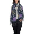 thumbnail image 1 of Gaeub Lavender Flowers Print Tassel Scarf,Wraps Scarves for Women,Winter Scarf,Cold Weather Shawls,Ideal for Travel, 1 of 8