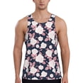 thumbnail image 1 of Gaeub Leaves Flower Men's Athletic Tank Top, Workout Sleeveless Shirts, Running Tank Tops for Gym, Running, Training - 3X-Large, 1 of 9
