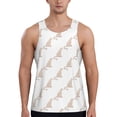 thumbnail image 1 of Gaeub Leopard Print Men's Athletic Tank Top, Workout Sleeveless Shirts, Running Tank Tops for Gym, Running, Training - Medium, 1 of 9