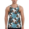 thumbnail image 1 of Gaeub Lilies Flowers Men's Athletic Tank Top, Workout Sleeveless Shirts, Running Tank Tops for Gym, Running, Training - Large, 1 of 9