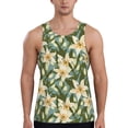 thumbnail image 1 of Gaeub Lilies Flowers Men's Athletic Tank Top, Workout Sleeveless Shirts, Running Tank Tops for Gym, Running, Training - Medium, 1 of 9